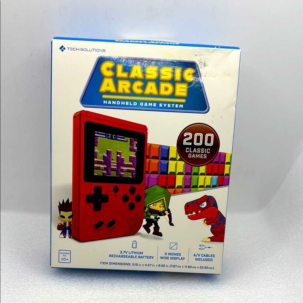 Classic Arcade Handheld Game System 200 Classic Games New